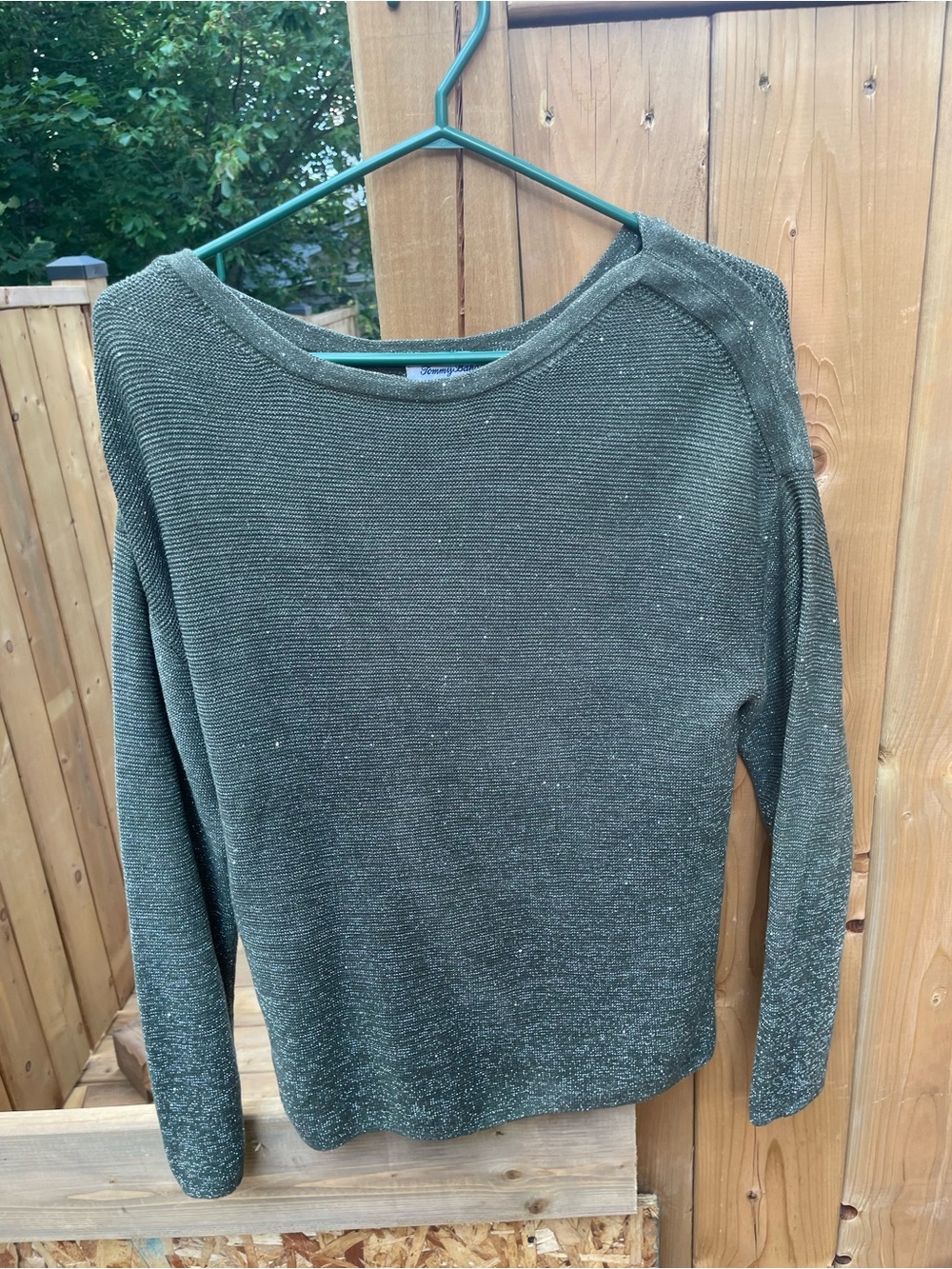 Tommy Bahama Olive Green Crew Neck Sweater